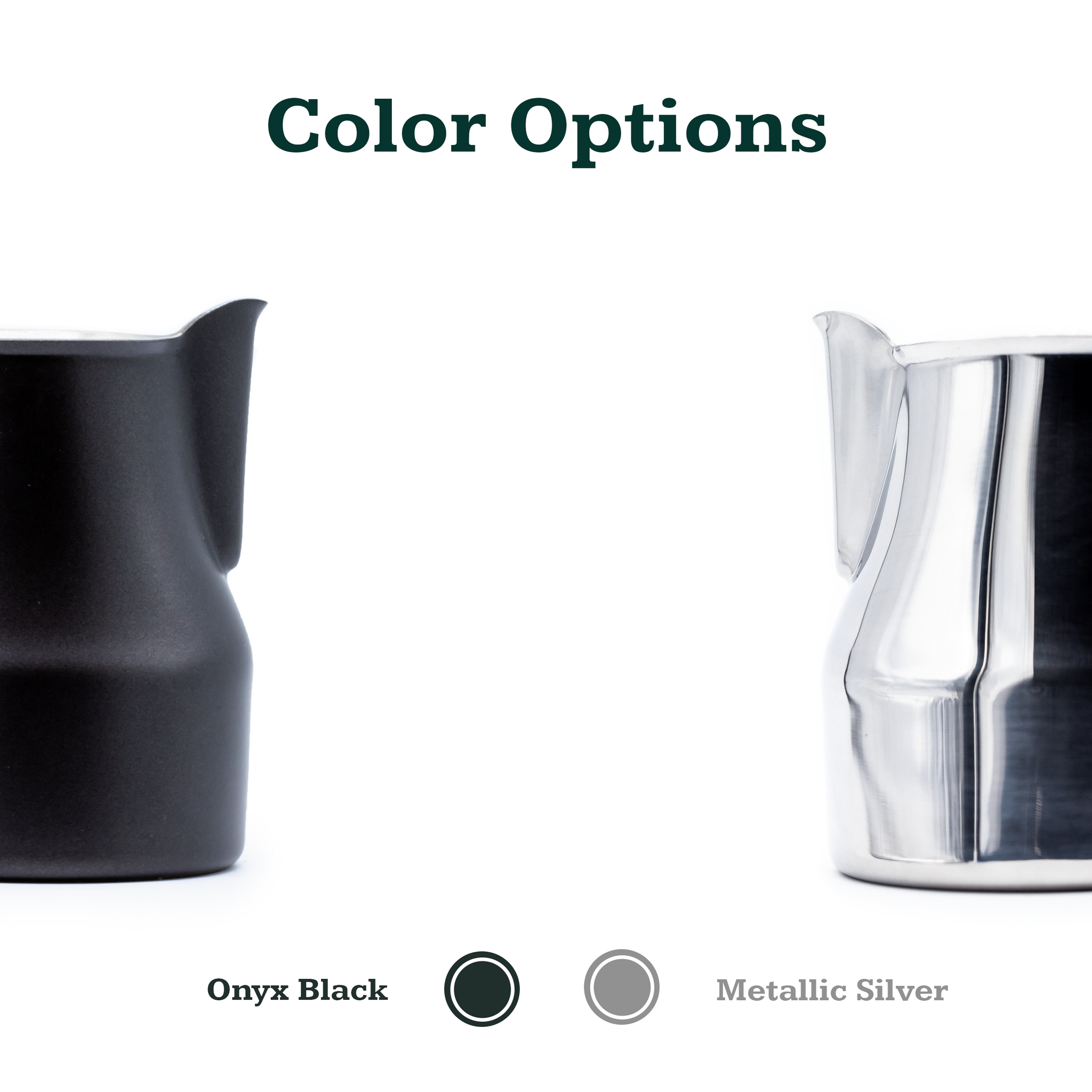 Evergreen Coffee - Precision Latte Art Milk Pitcher | 16oz | Commercial Grade Stainless Steel | Milk Steam Frothing Jug | For Espresso Machines, Breville Espresso Machines